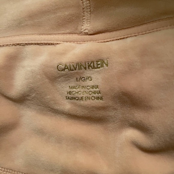 NWOT Calvin Klein velour zip up - Picture 5 of 6
